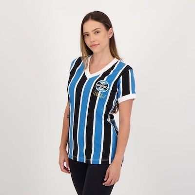 Camisa do Grêmio Retrô 1983 - Feminina - Foto 2