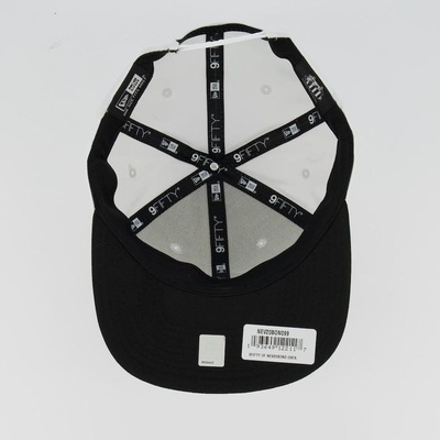 Boné Aba Reta New Era Santos 950 Alvinegro - Snapback - Adulto - Foto 4