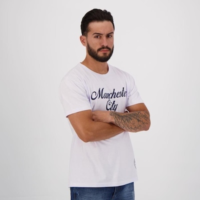 Camiseta Manchester City Blue Club - Masculina - Foto 4