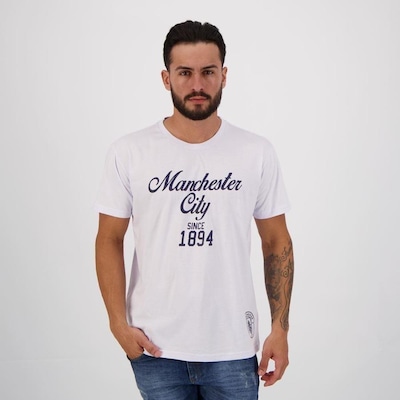 Camiseta Manchester City Blue Club - Masculina - Foto 5