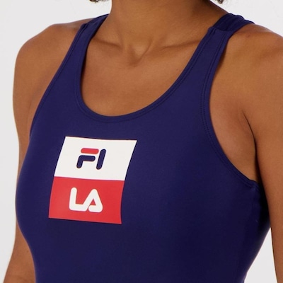 Maiô Fila TRI Logo II - Feminino - Foto 4
