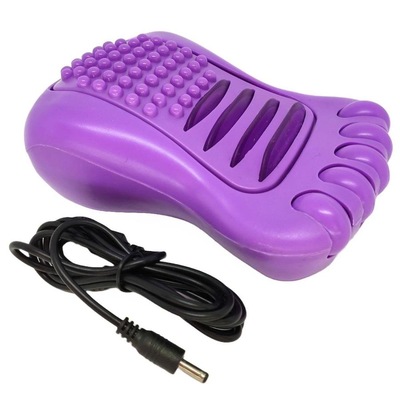 Massageador de Pés Happy Foot Ortho Pauher Elétrico MG02 Roxo USB - Foto 5