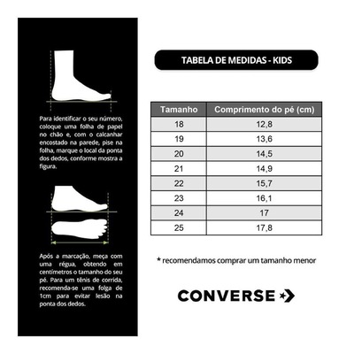 Tênis Converse Kids Chuck Taylor All Star Hi Ck0003 - Infantil - Foto 5