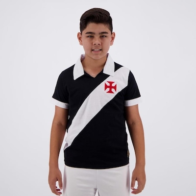 Camisa Polo do Vasco da Gama Paris - Infantil - Foto 1