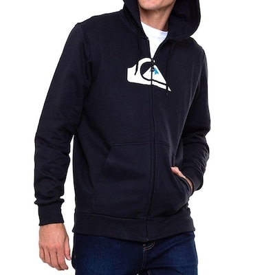Blusão Com Capuz Quiksilver Aberto Comp Logo -Masculino - Foto 3