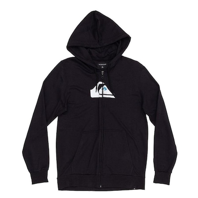 Blusão Com Capuz Quiksilver Aberto Comp Logo -Masculino - Foto 4
