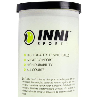 Kit Bola de Tênis Inni Championship com 3 Tubos - Foto 2