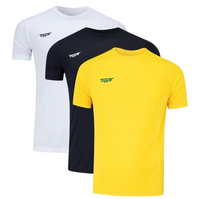 Kit Camiseta Topper Fut Classic - 3 unidades - Masculina - Foto 1