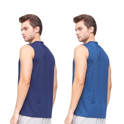 Kit 2 Regatas Topper Treino Classic - Masculina - Foto 2