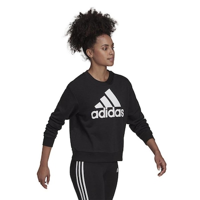 Blusão Adidas W Bl Ft Swt - Feminino - Foto 3