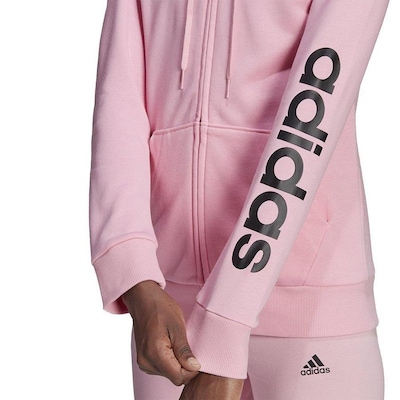 Jaqueta adidas W Lin Ft Swt - Feminina - Foto 4
