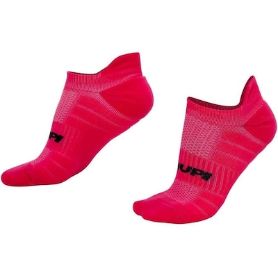 Meia Cano Baixo para Corrida HUPI Running Pro Invisível Rosa Magenta - Foto 1
