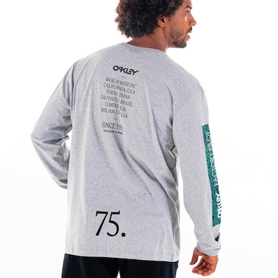 Camiseta Oakley Manga Longa Factory Pilot - Masculina - Foto 5