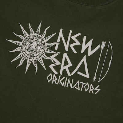 Camiseta New Era Infantil Regular Manga Curta Primitive Scribbles Asteca - Unissex - Foto 4