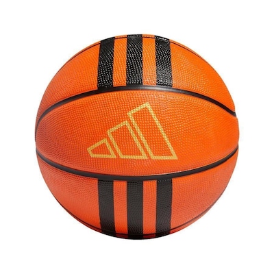 Bola de Basquete adidas 3-Stripes Rubber X3 - Foto 1