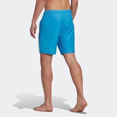 Bermuda de Natação adidas Comprimento Clássico 3-Stripes - Masculina - Foto 3