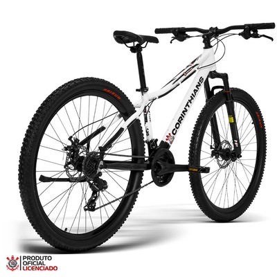 Bicicleta GTS M1 Corinthians Oficial Aro 29 - Freio a Disco - Câmbio Shimano - 21 Marchas - Feminina - Foto 3