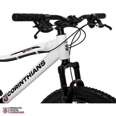 Bicicleta GTS M1 Corinthians Oficial Aro 29 - Freio a Disco - Câmbio Shimano - 21 Marchas - Feminina - Foto 4