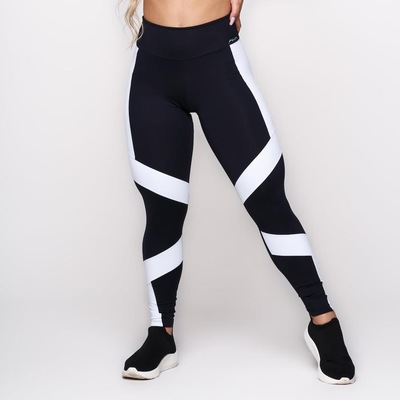 Calça Legging AVA Fitness Wear Suplex Poliamida com Recorte - Feminina - Foto 1