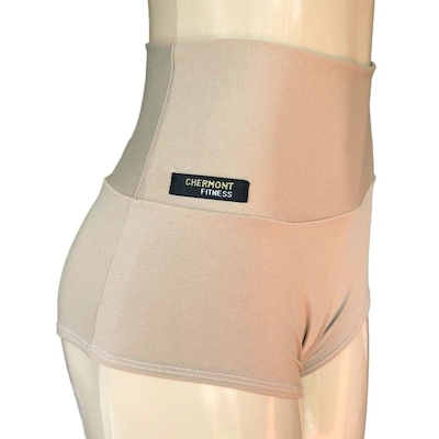 Shorts Calcinha Cintura Alta Cinta Modeladora Chermont - Feminino - Foto 3
