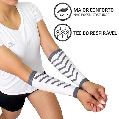 Kit de Manguitos Curtos Voleibol Arrow com 6 unidades - Adulto - Foto 4