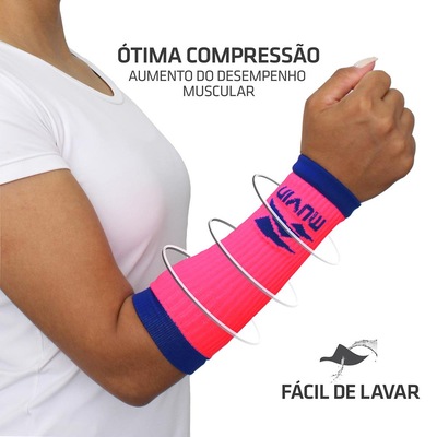Kit de Manguitos Curtos Voleibol Elite com 6 unidades - Adulto - Foto 5