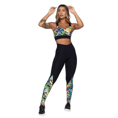 Top Fitness AVA Fitness Wear Suplex Alça Elástico Embutido - Adulto - Foto 4