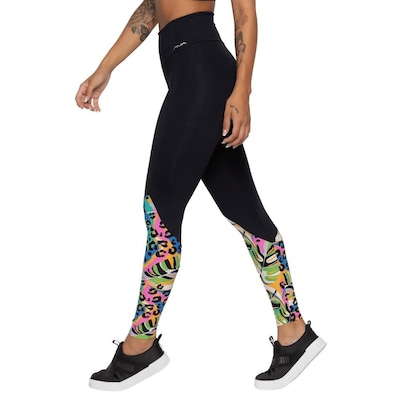 Calça Legging AVA Fitness Wear Suplex Estampado - Feminina - Foto 3