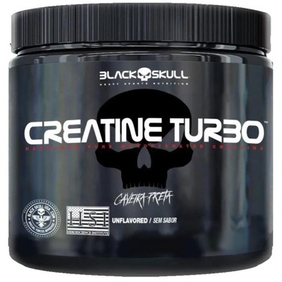 Kit Black Skull: 2x Suplemento em pó Whey Protein Turbo Chocolate 900g + Creatina - Foto 4