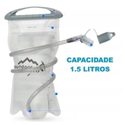 Mochila de Hidratação Inoxto com Reservatório - 1,5 Litros - Foto 3