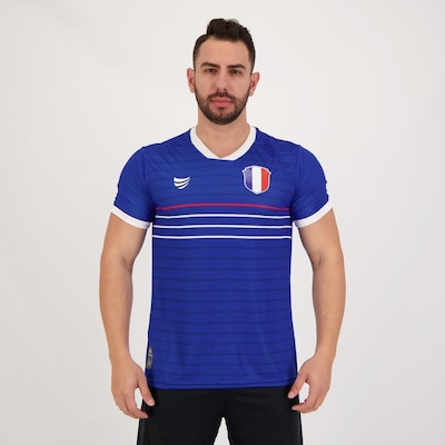 Camisa França Super Bolla Campeões NÂ° 10 - Masculina - Foto 1