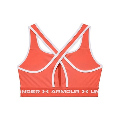 Top Fitness Under Armour Crossback Mid Bra - Feminino - Foto 4