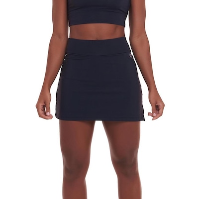 Short Saia Sandy Fitness Basic com Bolso - Feminina - Foto 1