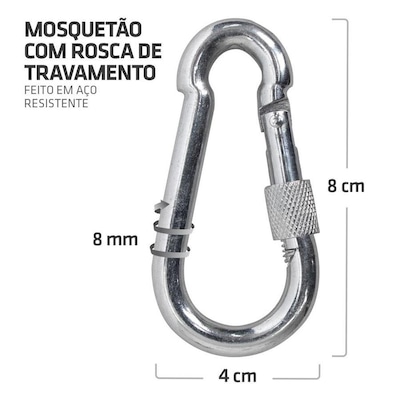 Kit de Corrente para Saco de Pancada 50cm - Foto 4