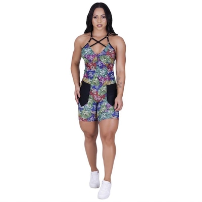 Macaquinho Fitness Orbis Fitness UV50+ - Adulto - Foto 1