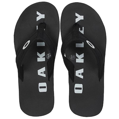 Chinelo Oakley Zeal Black - Masculino - Foto 2