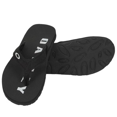 Chinelo Oakley Zeal Black - Masculino - Foto 1