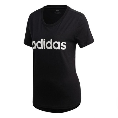Camiseta adidas Essentials Linear Slim - Feminina - Foto 1