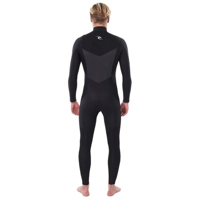 Long John Rip Curl Dawn Patrol 3/2mm Chest Zip Black - Masculino - Foto 3