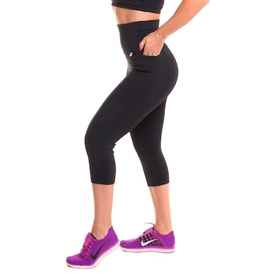 Calça Legging Sandy Fitness Corsário Run - Feminina - Foto 4