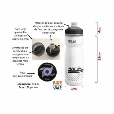 Garrafa Podium Chill Camelbak Original - 710ml - Foto 2