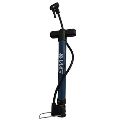 Bomba de Ar para Encher Pneu Moto Carro Bicicleta Boia 30cm Wg Sports - Foto 1