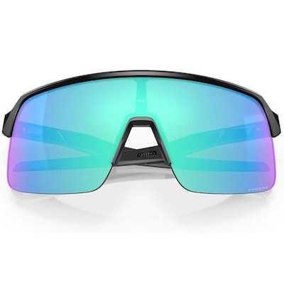Óculos de Sol Oakley Sutro Lite Matte Black Prizm Sapphire - Unissex - Foto 4