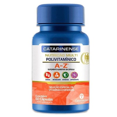 Kit de Polivitamínico A-Z Catarinense Pharma - 60 cápsulas - 5 unidades - Foto 2
