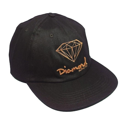 Boné Aba Curva Diamond OG Sign Unstructured - Snapback - Adulto - Foto 1