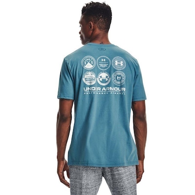 Camiseta Under Armour Multi Crest Logo SS - Masculina - Foto 3
