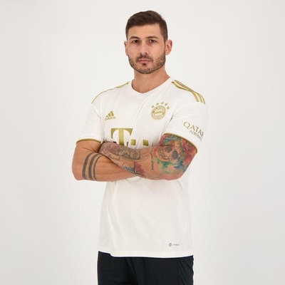 Camisa adidas Bayern Away 2023 - Masculina - Foto 2