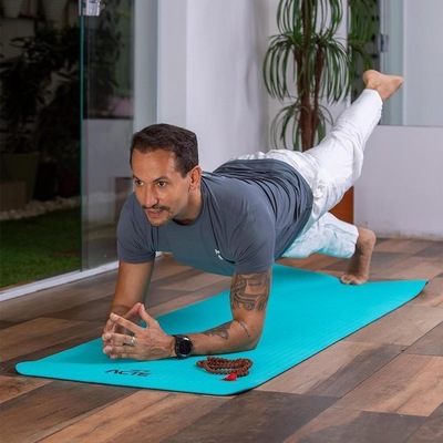 Tapete de Yoga Acte Sports Mat Master em EVA T137-AZ - Foto 3