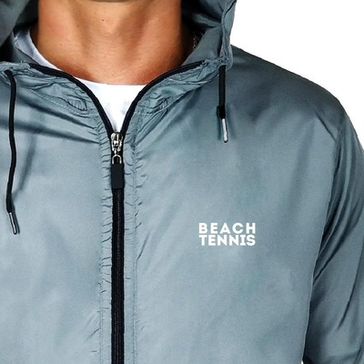 Jaqueta Corta Vento com Capuz WSS Light Beach Tennis - Masculina - Foto 2