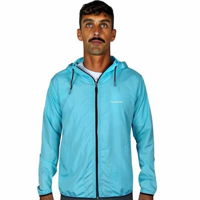Jaqueta Corta Vento com Capuz WSS Light Voleibol - Masculina - Foto 1